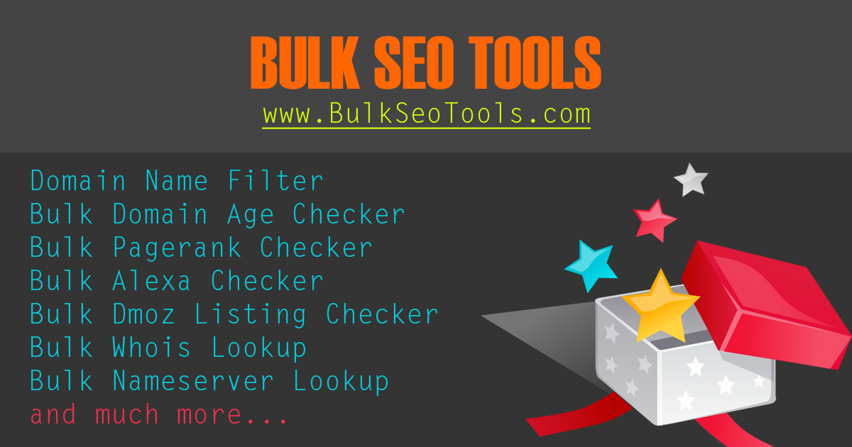 Free Seo Tools. Free Bulk Seo Tools for Webmasters & Domain Investors | Bulk Seo Tools