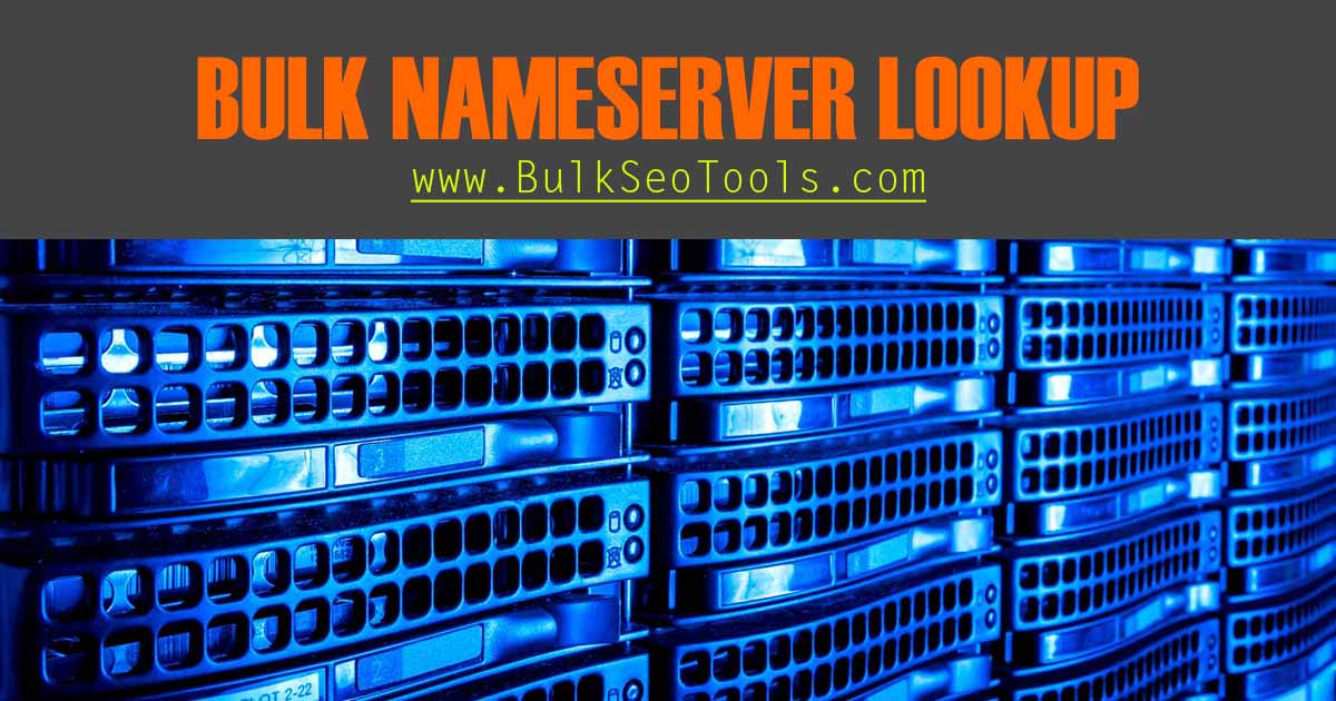 bulk domain name server check